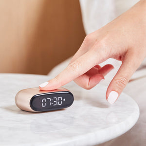 Lexon Minut Mini Alarm Clock | Gold