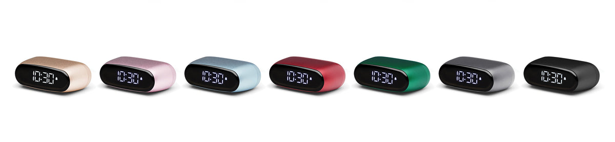 Lexon Minut Mini Alarm Clock | Red