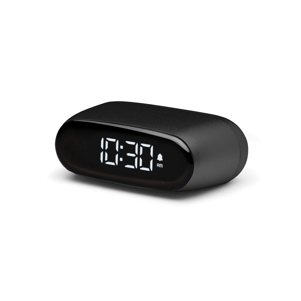Lexon Minut Mini Alarm Clock | Black