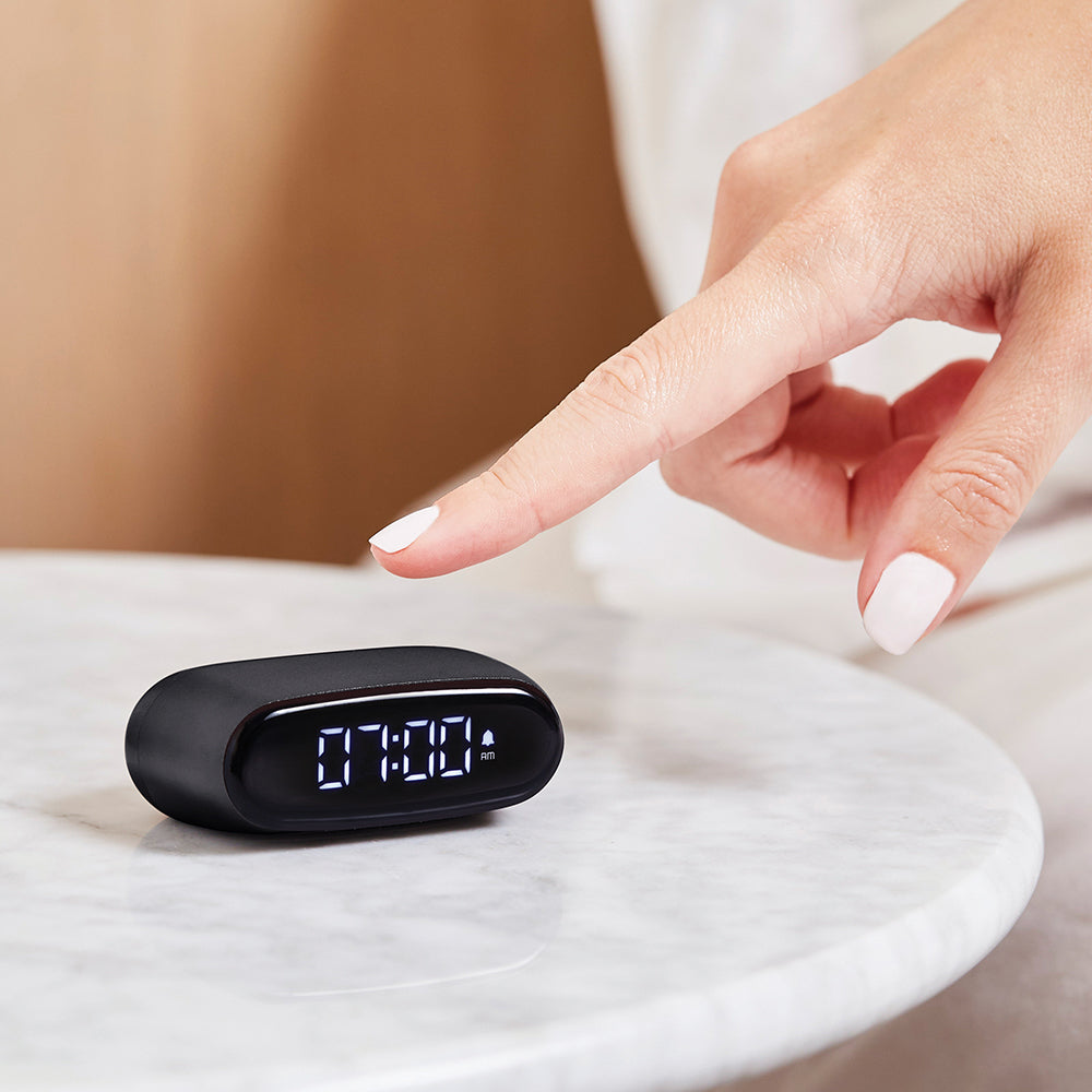 Lexon Minut Mini Alarm Clock | Black