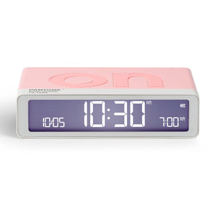 Lexon Flip Alarm Clock | Pantone | Rose Pink