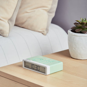 Lexon Flip Alarm Clock | Pantone | Green