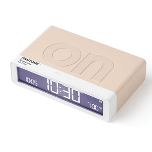Lexon Flip Alarm Clock | Pantone | Sand
