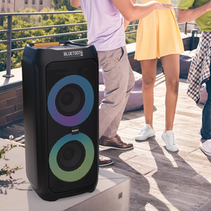 Majority P300 Party Speaker | 300W Karaoke & PA System | Portable Bluetooth Sound System