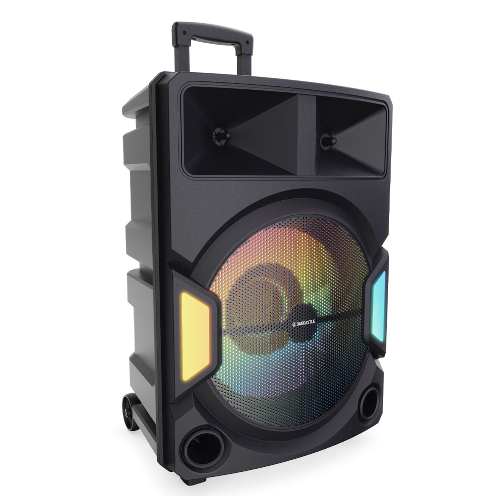 Majority PS500 Party Speaker | 150W Bluetooth Karaoke & PA System | Black | Professional Sound System