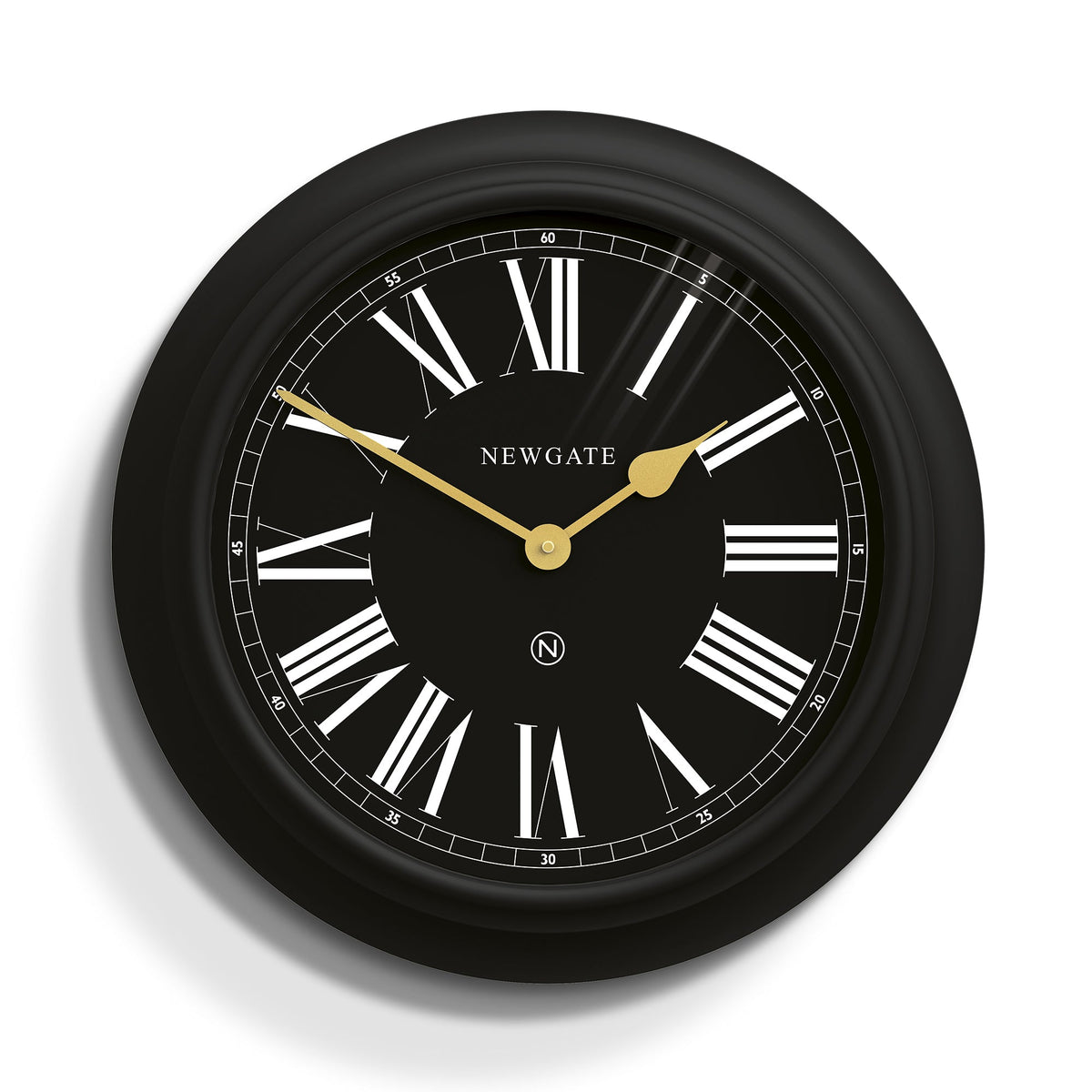 Chocolate Shop Wall Clock | Silicone Cave Black