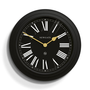 Chocolate Shop Wall Clock | Silicone Cave Black