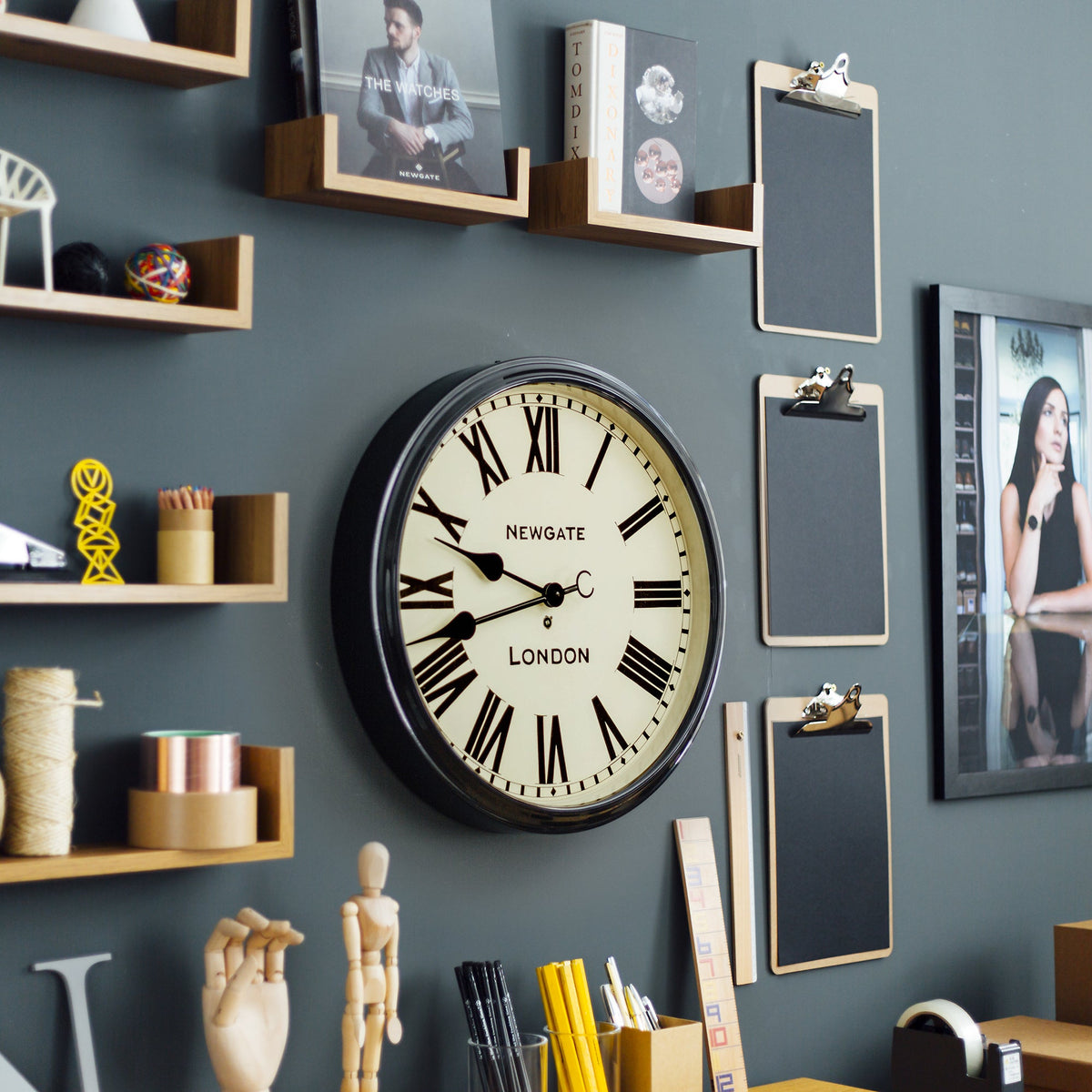 Battersby Clock | Black