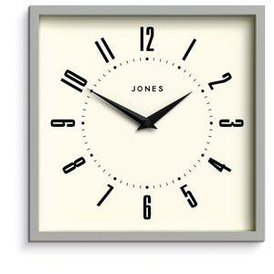 Jones Box Wall Clock | Grey
