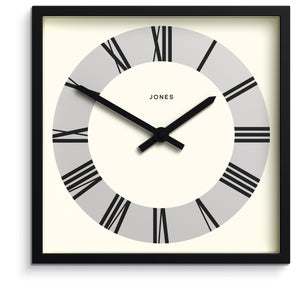 Jones Box Wall Clock | Matte Black