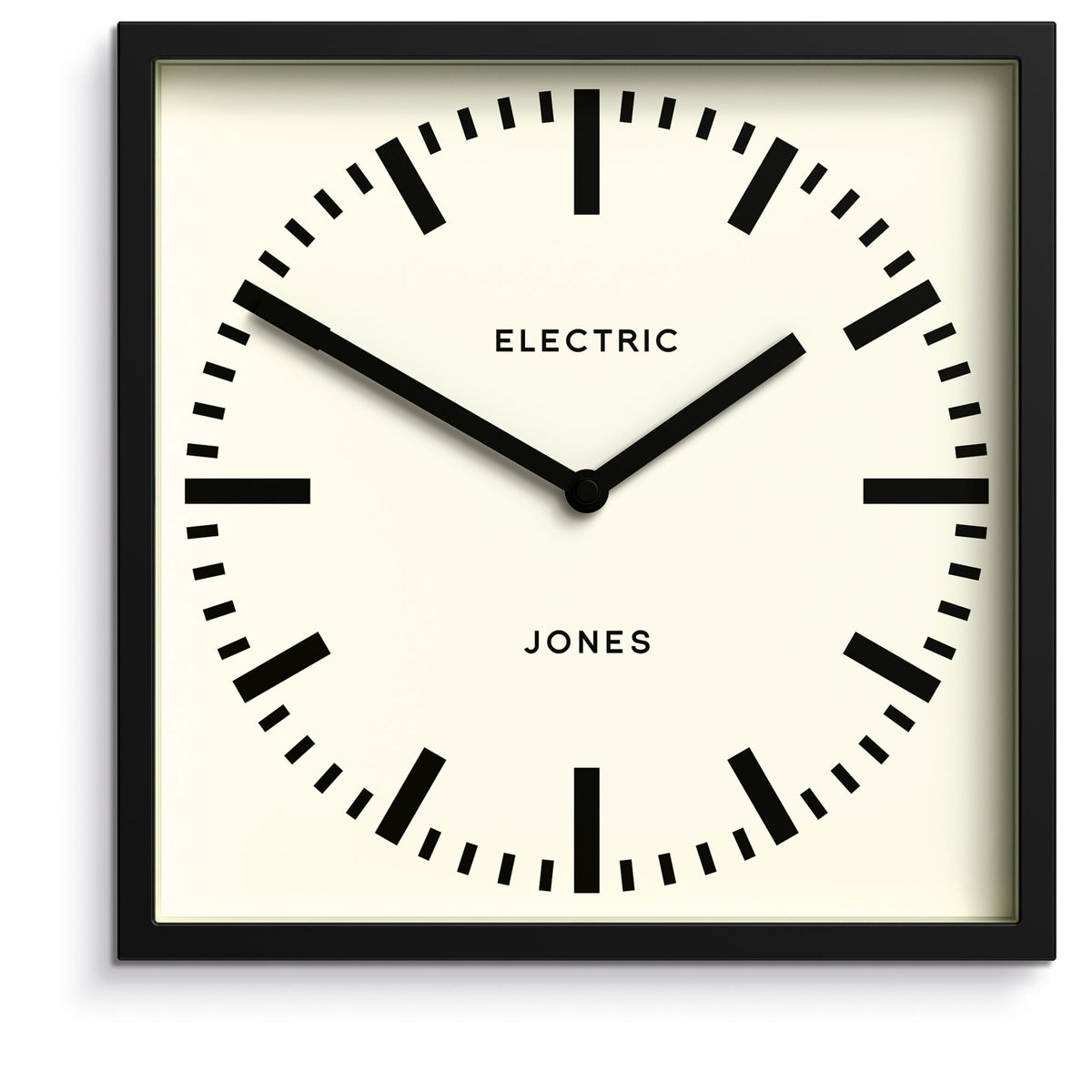 Jones Box Wall Clock | Black
