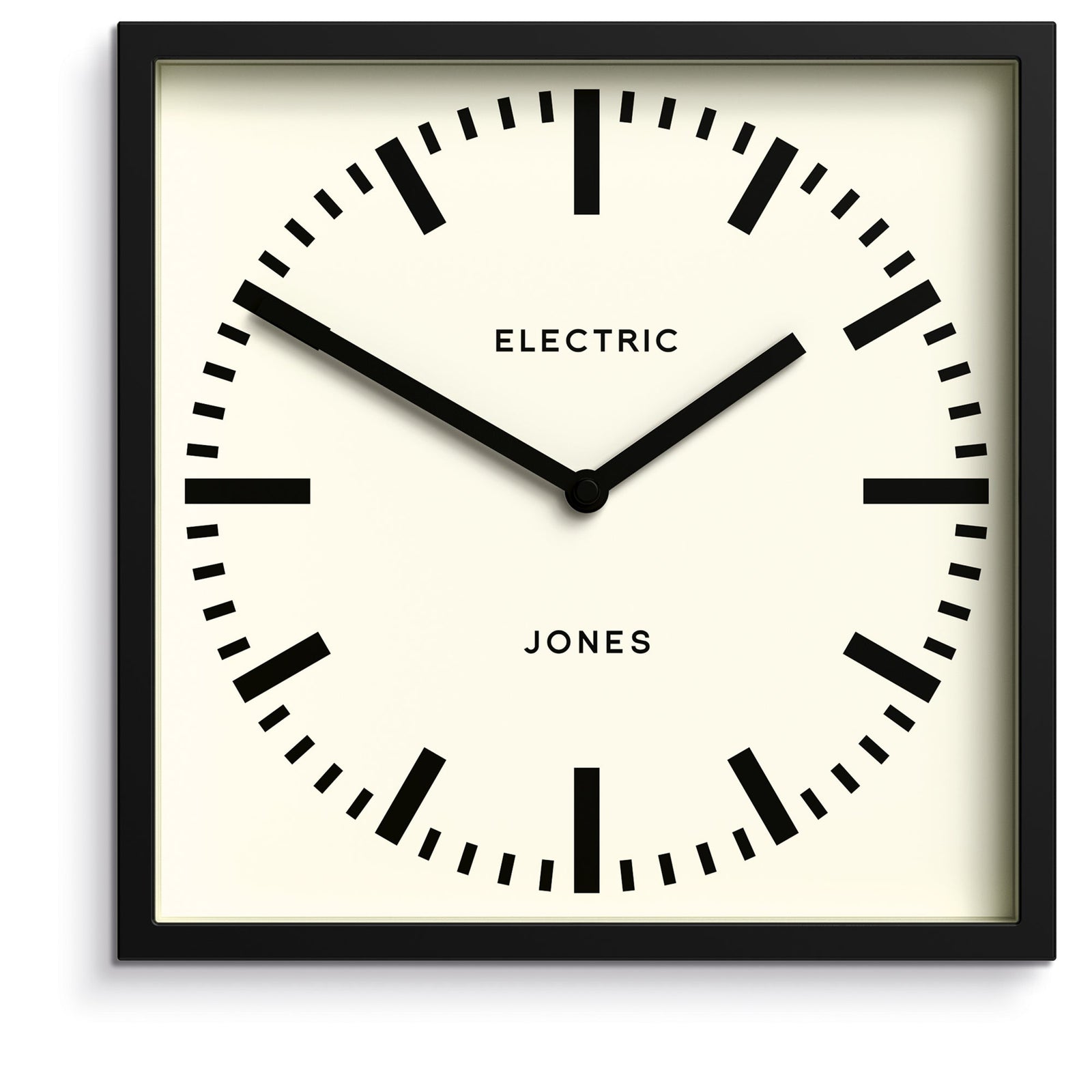 Jones Box Wall Clock | Black