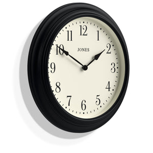 Jones Supper Club Clock | Black