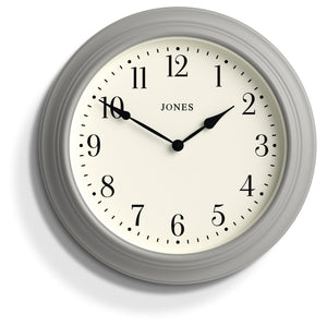 Jones Supper Club Clock | Cloud Grey