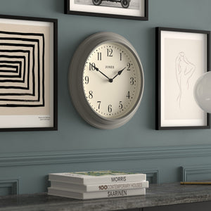 Jones Supper Club Clock | Cloud Grey