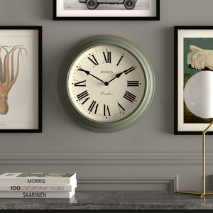 Jones Supper Club Clock | Moss Green