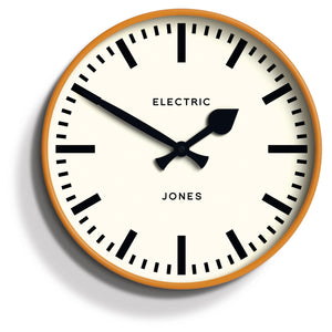 Jones Railway Wall Clock | Orange