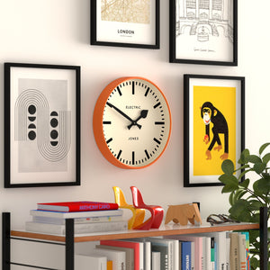 Jones Railway Wall Clock | Orange