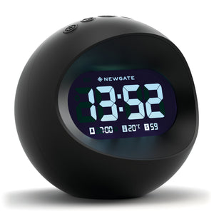 Centre Of The Earth LCD Alarm Clock | Black