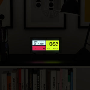 Spectronoma LCD Alarm Clock | Matte Black