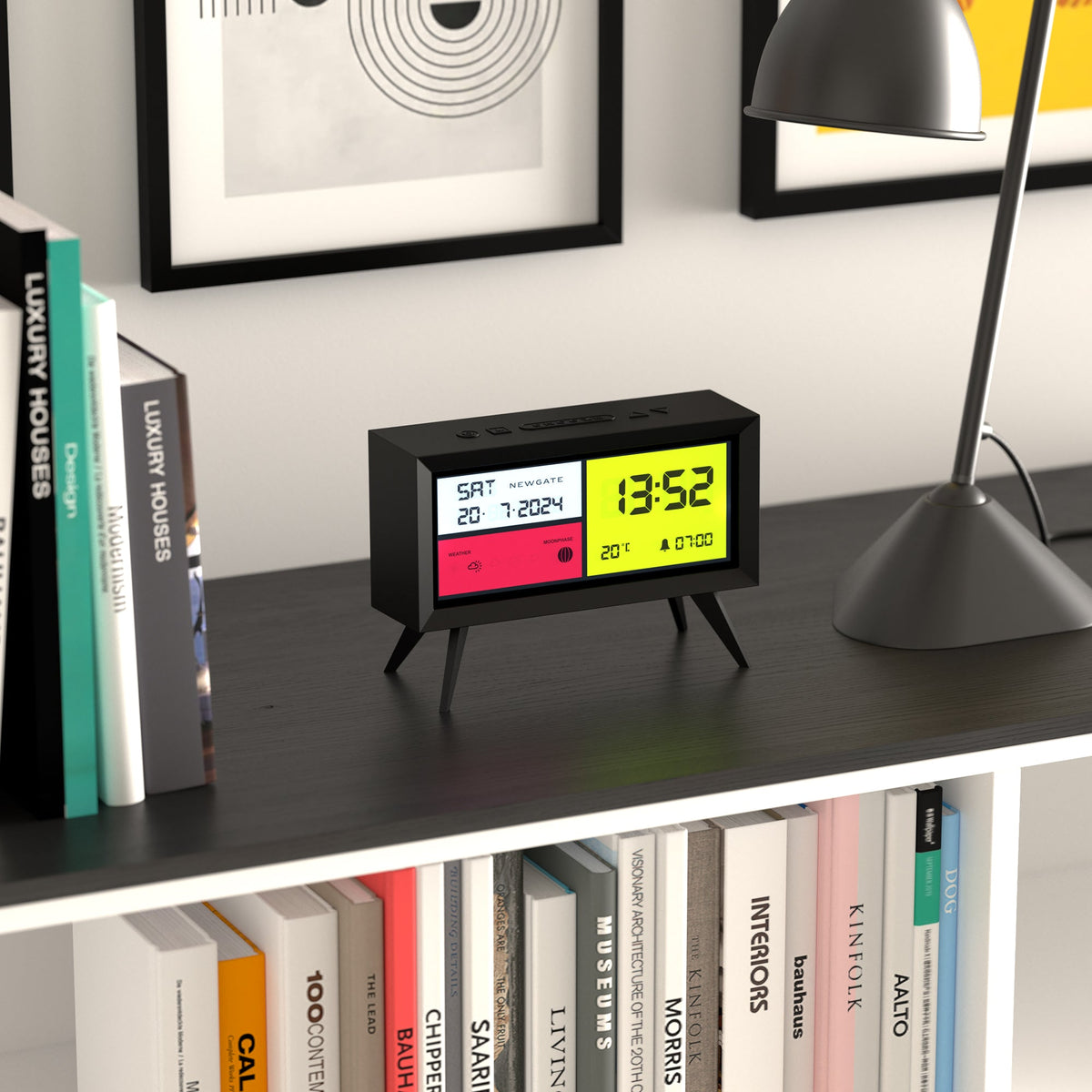 Spectronoma LCD Alarm Clock | Matte Black