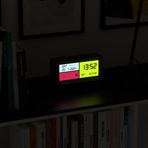 Spectronoma LCD Alarm Clock | Matte Black