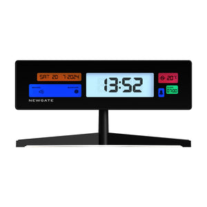 Supergenius LCD Alarm Clock | Matte Black