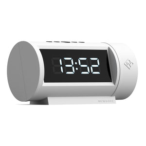 Pil LED Alarm Clock | White