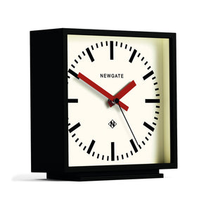 Amp Mantel Clock | Black | Red Hands