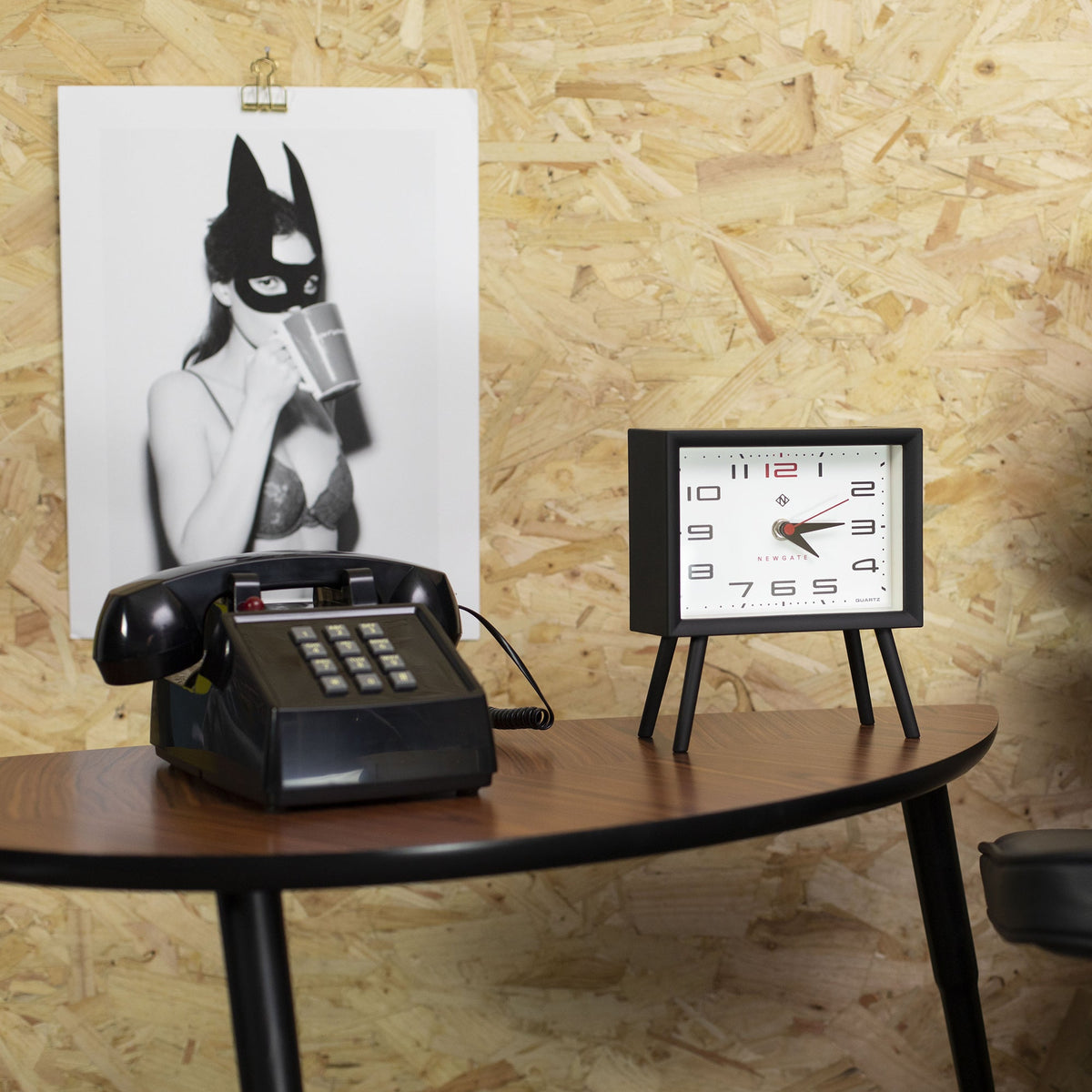 Henry Mantel Clock | Neutral Mono II Dial