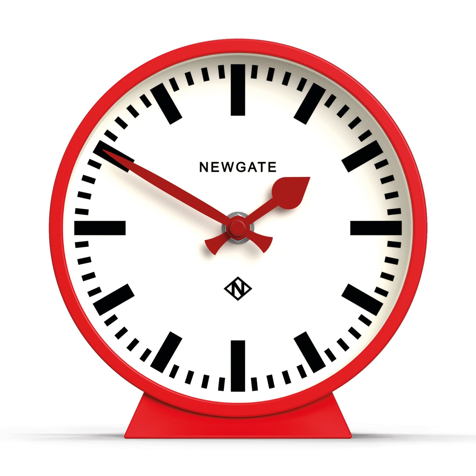 Railway Mantel Clock | Fire Engine Red