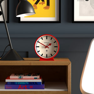 Railway Mantel Clock | Fire Engine Red