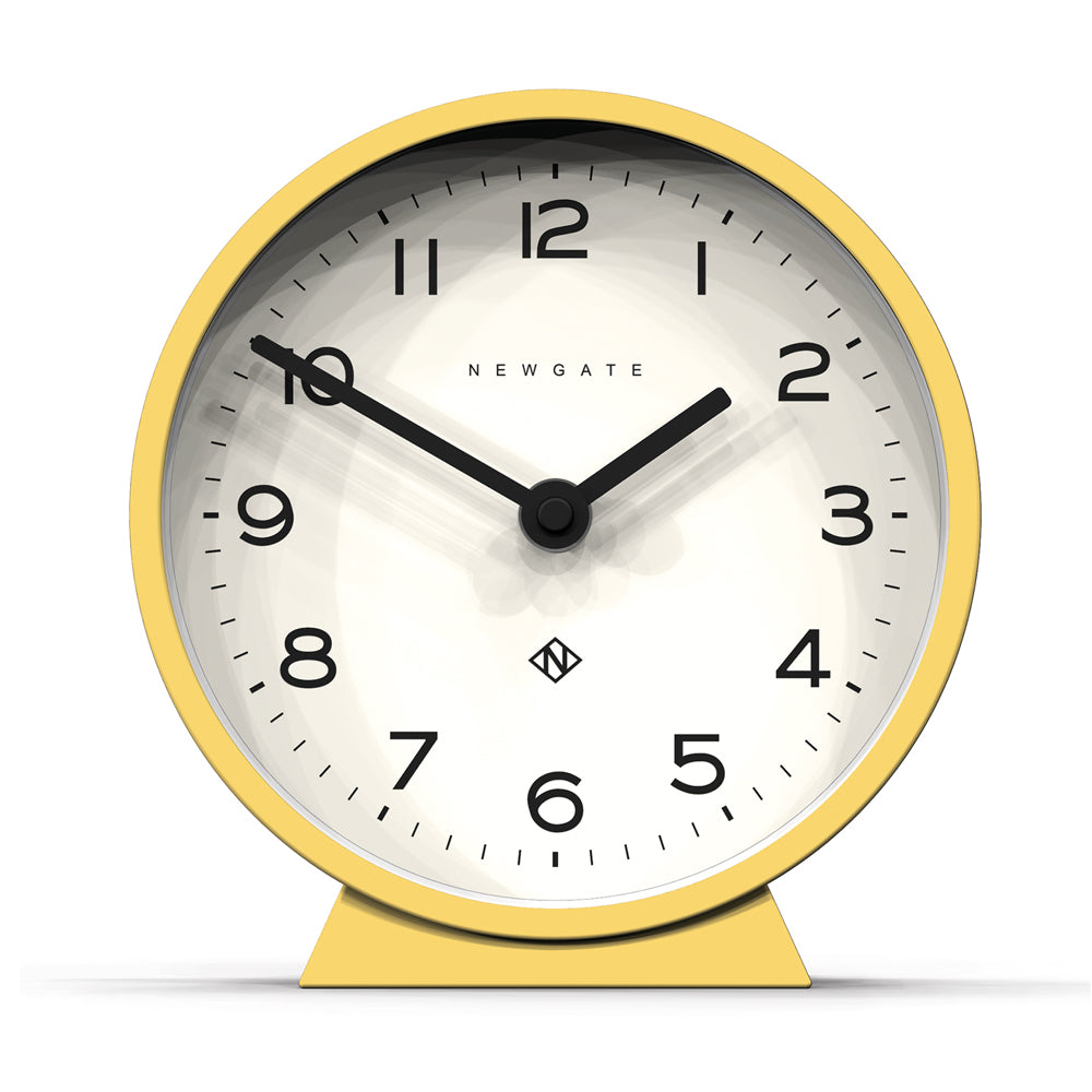 M Mantel Clock | Cheeky Yellow