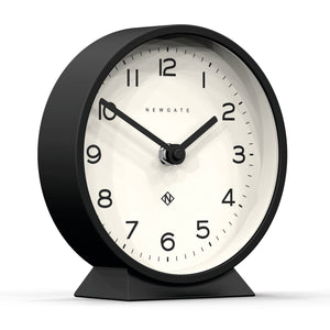 M Mantel Clock | Cave Black