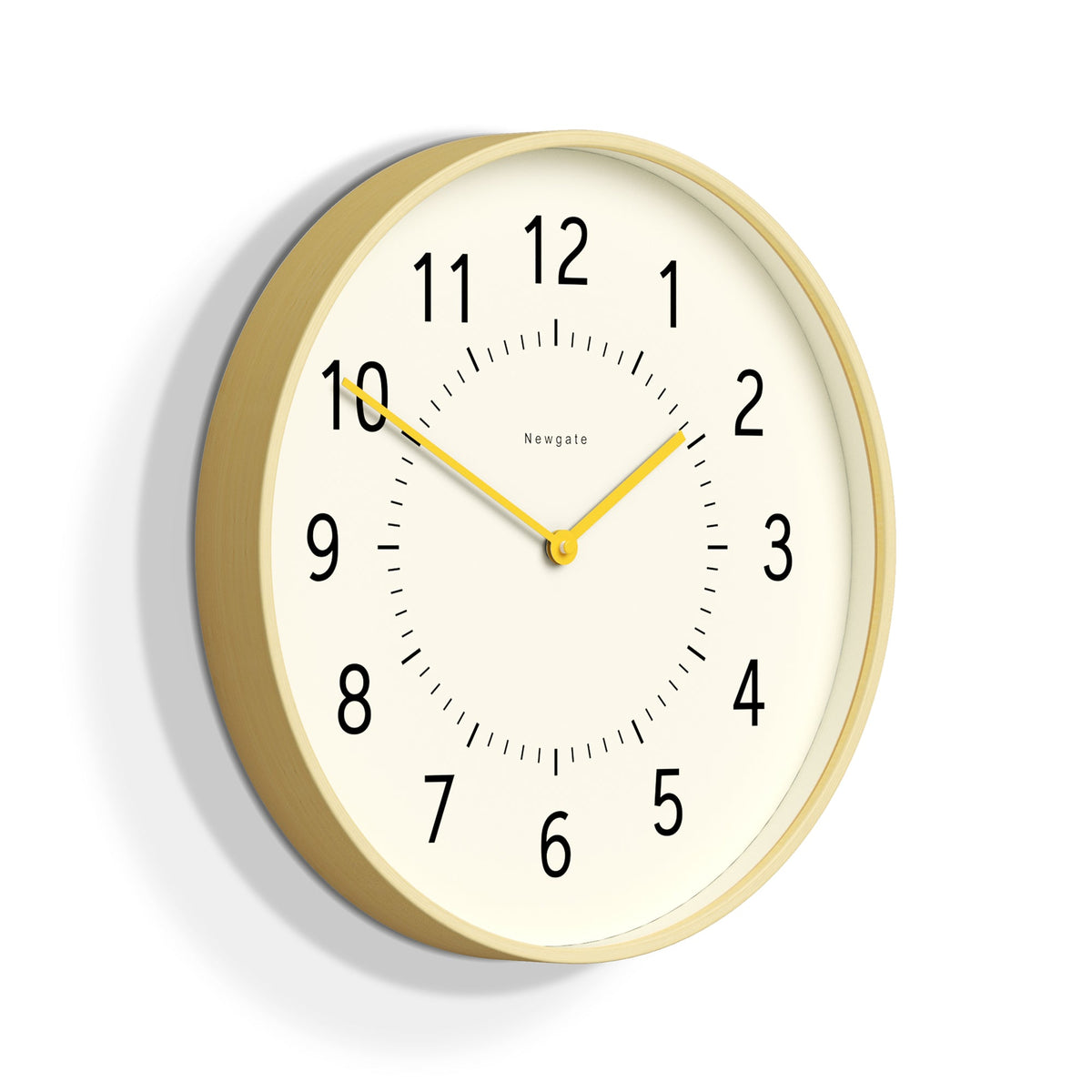 Monopoly Plywood Wall Clock | Yellow Hands