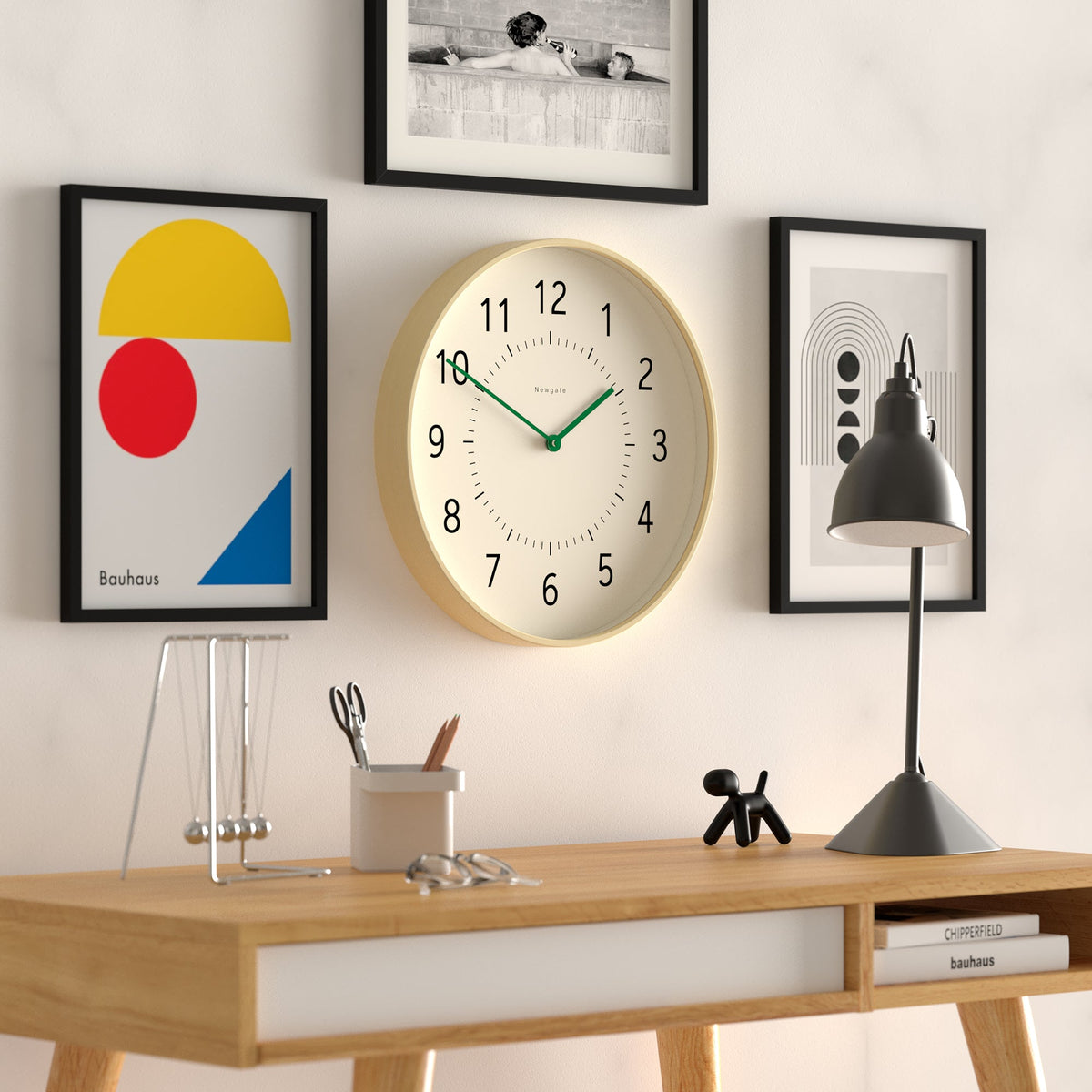 Monopoly Plywood Wall Clock | Green Hands