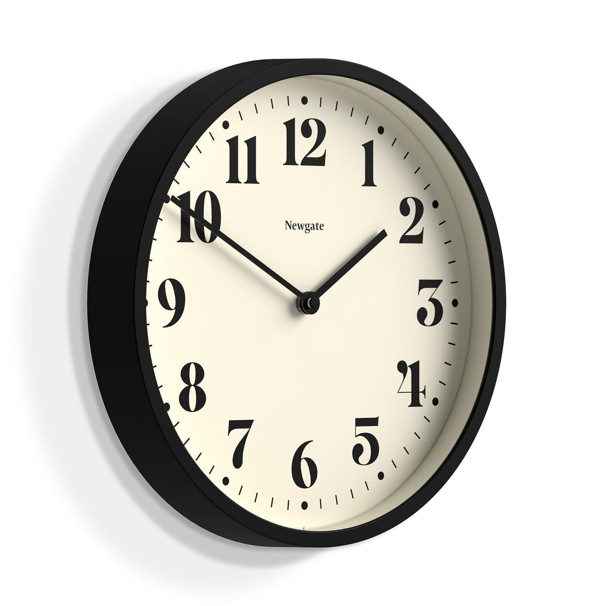 Number Four Wall Clock | Matte Black