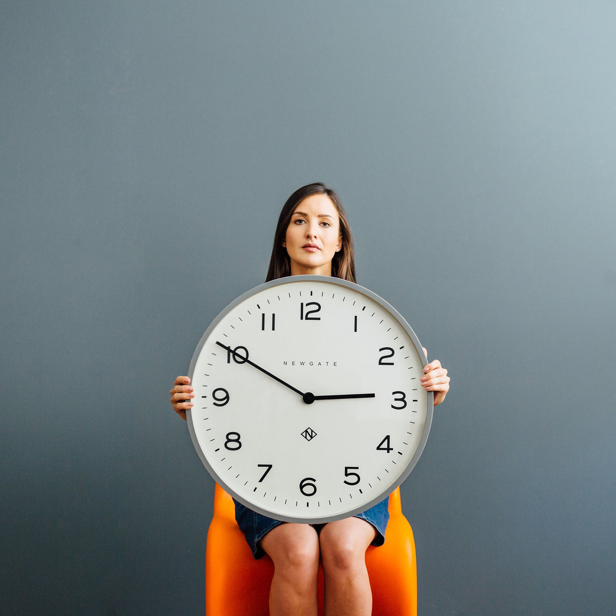 Number One Clock Echo | Posh Grey