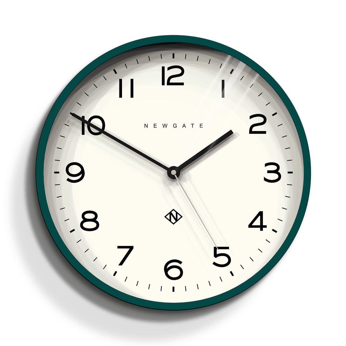 Number Three Echo Wall Clock | Green