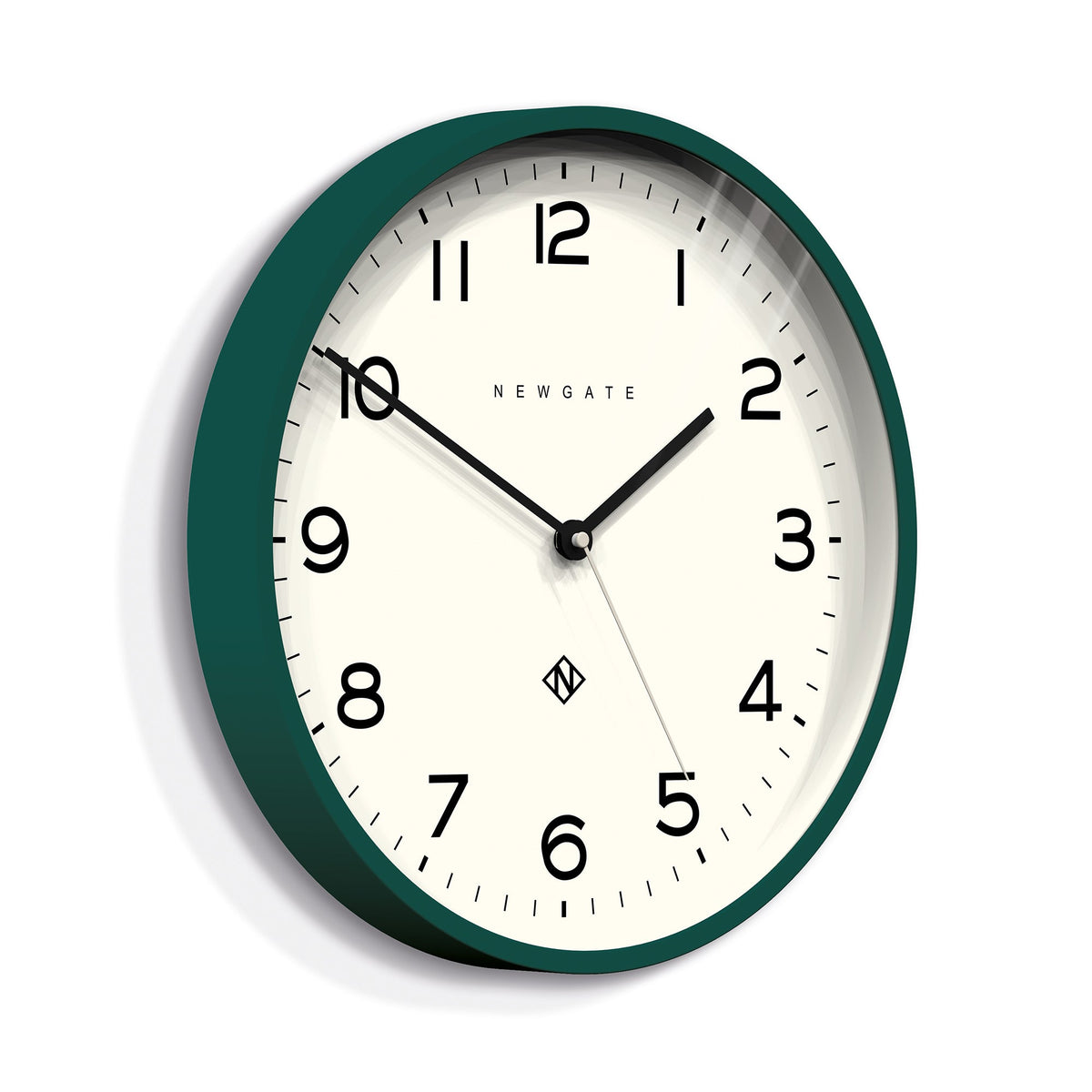 Number Three Echo Wall Clock | Green