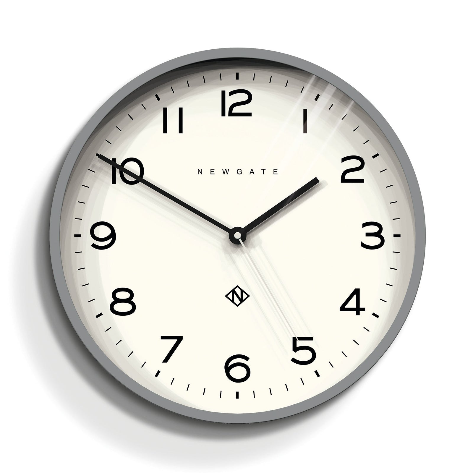 Number Three Echo Clock | Silicone | Grey