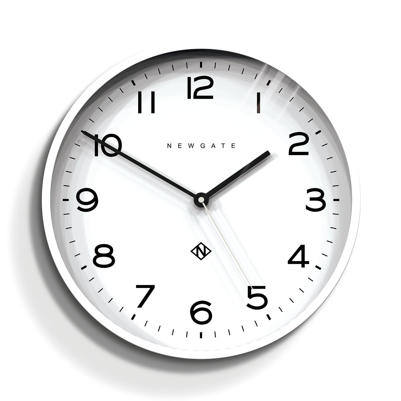 Number Three Echo Clock | Silicone | White