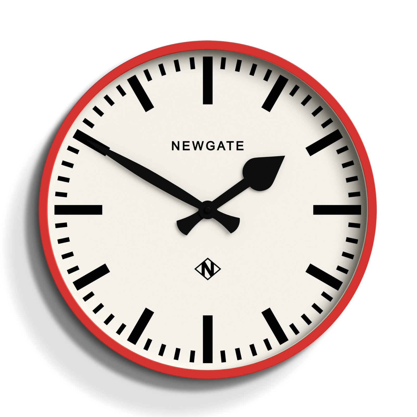 Railway Clock | Red
