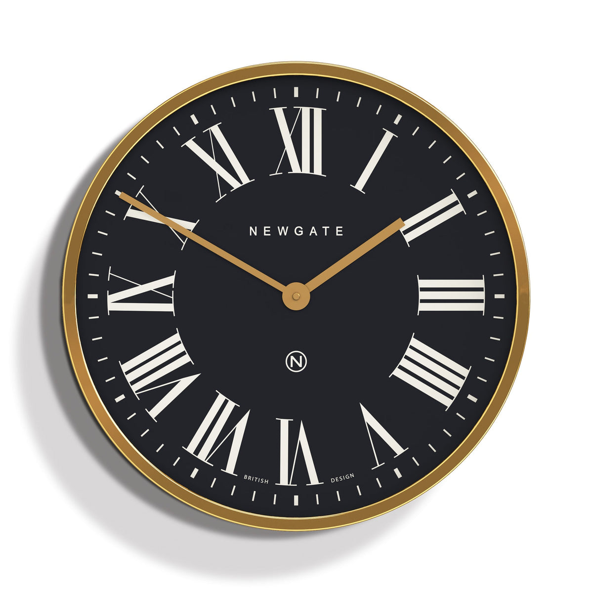 Mr Butler Wall Clock | Radial Brass