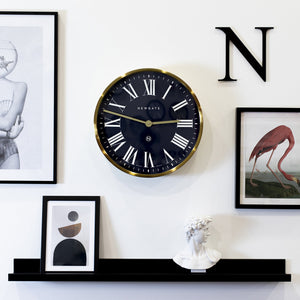 Mr Butler Wall Clock | Radial Brass