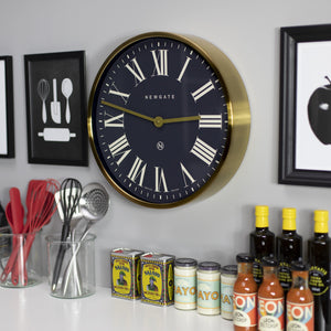 Mr Butler Wall Clock | Radial Brass