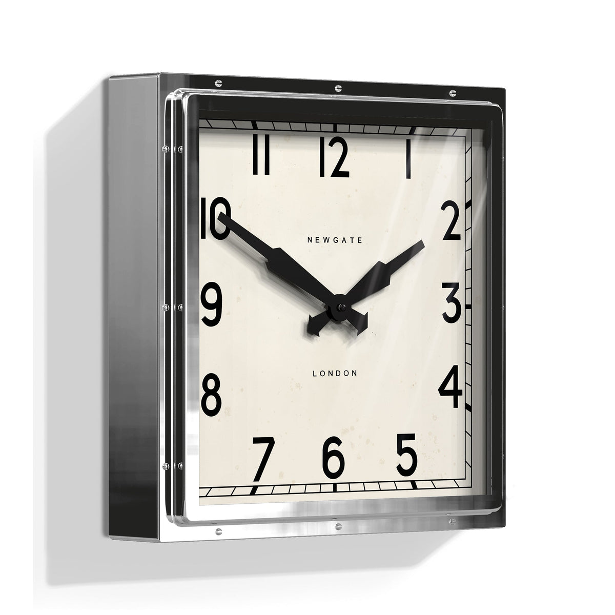 Quad Clock | Chrome