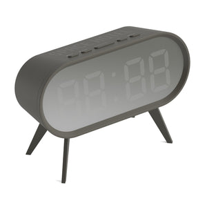 Space Hotel Cyborg LED Alarm Clock | Grey