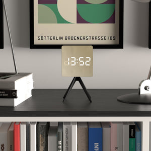 Space Hotel Droid LED Alarm Clock | Black