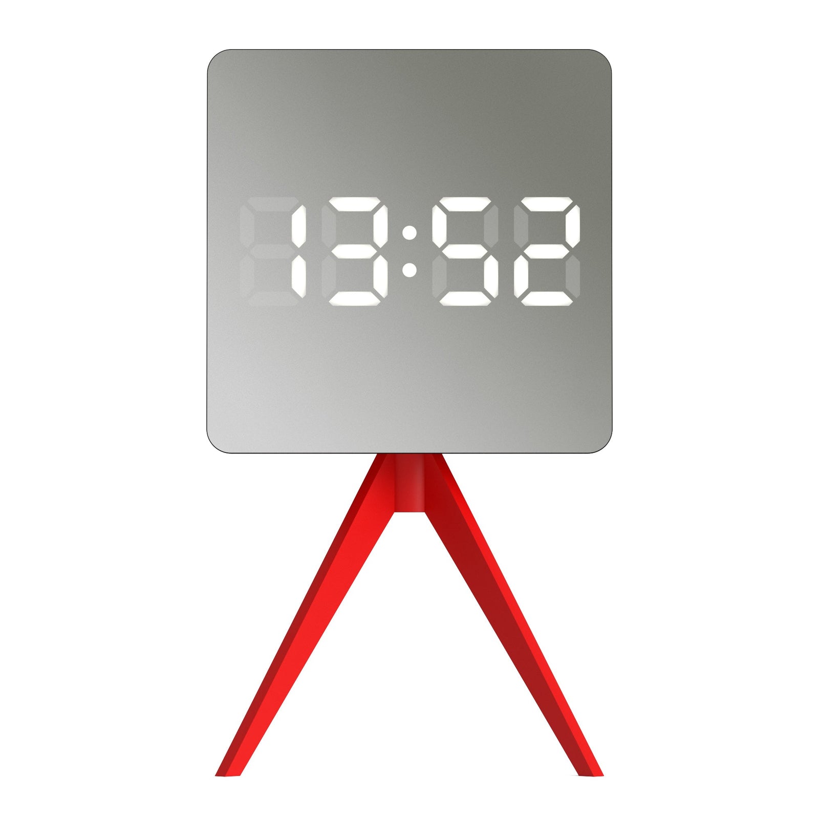 Space Hotel Droid LED Alarm Clock | Red
